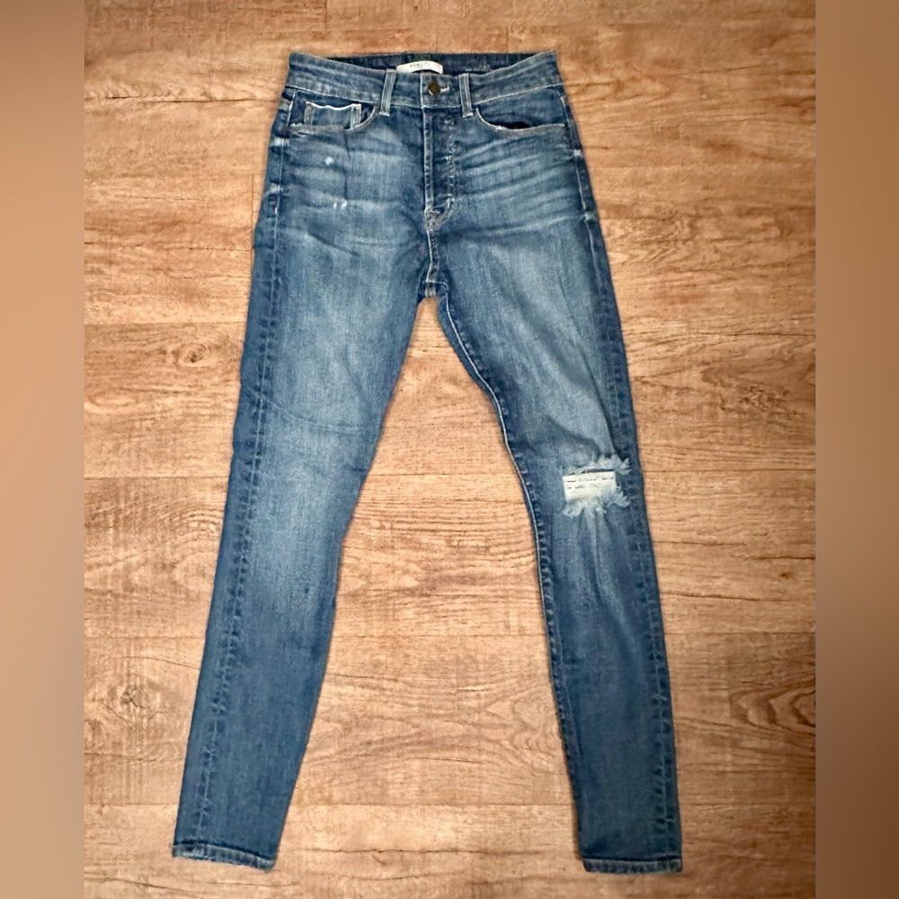 Fidelity Denim Pixie Ultra High Rise Skinny Jeans Size 26